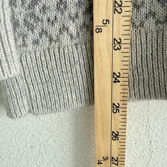 Christoph & Banks Cardinal Sweater Fair Isle Nordic Winter Knit Holiday Womens L - Picture 9 of 9
